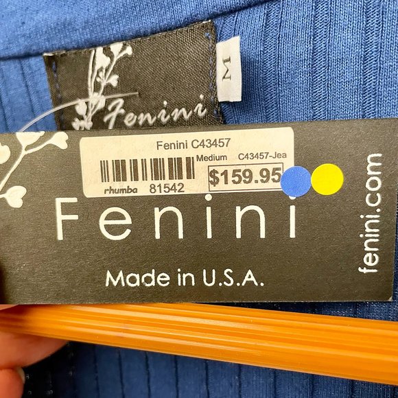 NEW Women's Fenini Unstructured Blazer Jacket, 100% Cotton - Picture 5 of 8